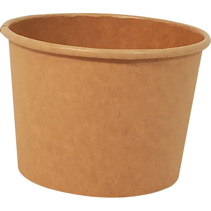 Eco-Craze - 16oz Paper Soup Bowl - Kraft - Eagle Global Solution