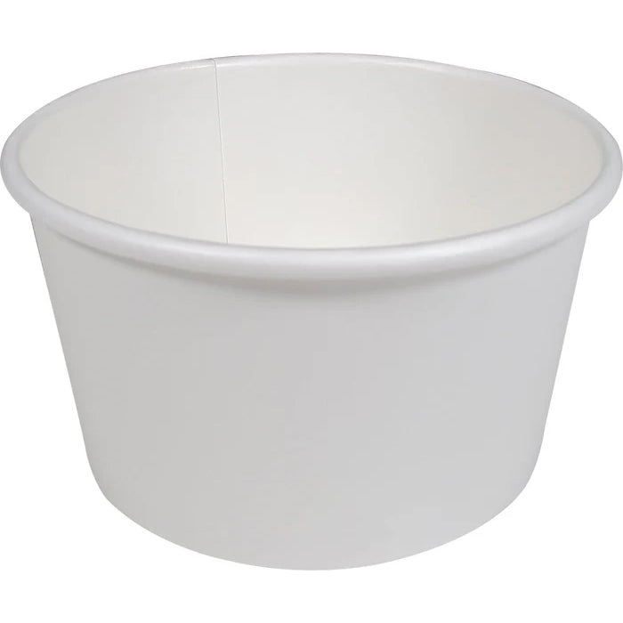 Morning Dew - 12 oz Paper Soup Container - White - 12SCW - Eagle Global Solution