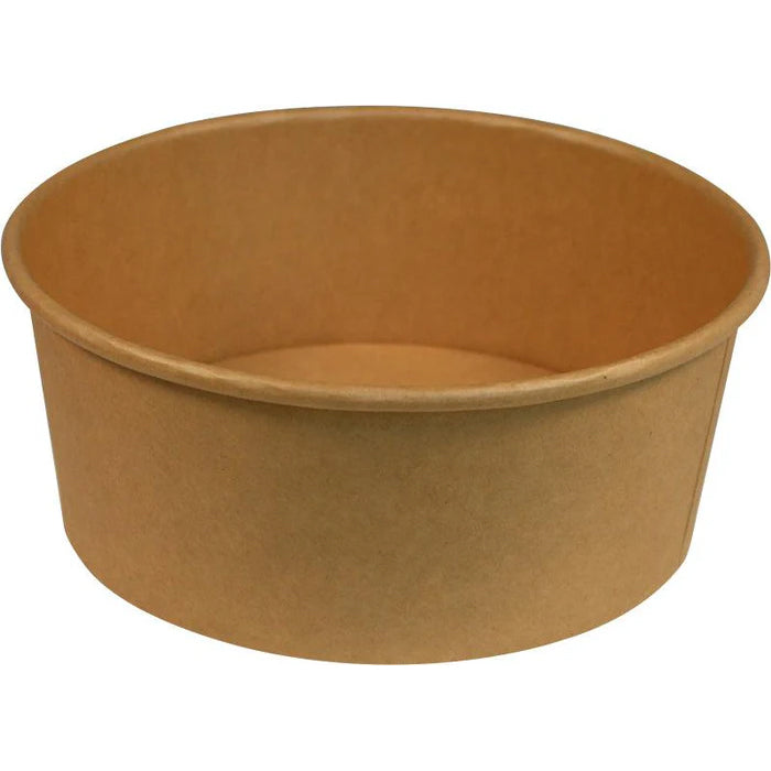Eco-Craze - Kraft PE-Lined Paper Container - Round - 750ml - SB-750K - Eagle Global Solution