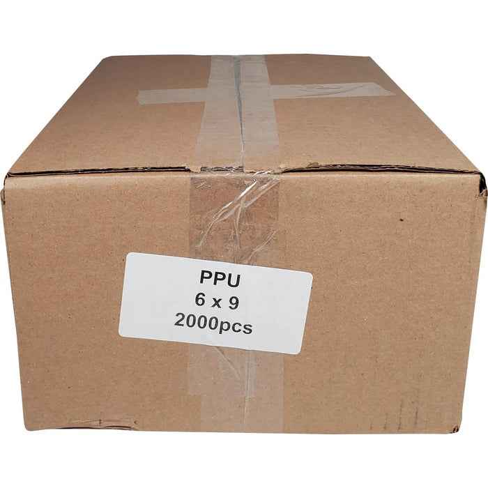 6"x9" - Plastic Bags - P.P.U. - Shiny - 2.5 mil