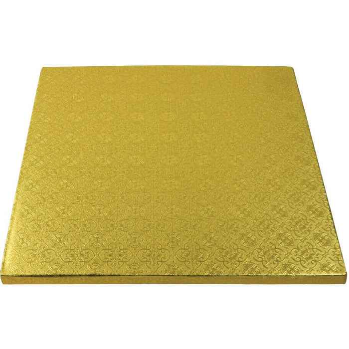 Decora - 16" Square X 1/2" Thick Cake Board - Gold - SG-98617