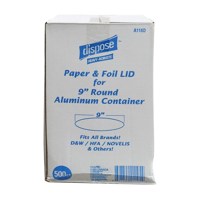 Rhino - Lids for 9" Aluminium Containers - Heavy - Eagle Global Solution