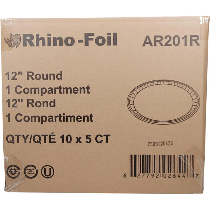 Rhino-Foil - 12" Round Catering Tray - AR201R - Eagle Global Solution