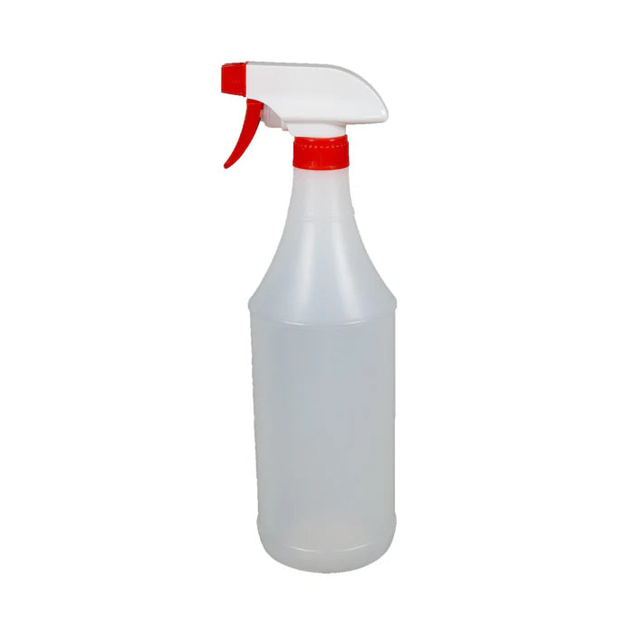 M2 - 32oz Round Spray Bottle w Red/Trigger - Eagle Global Solution