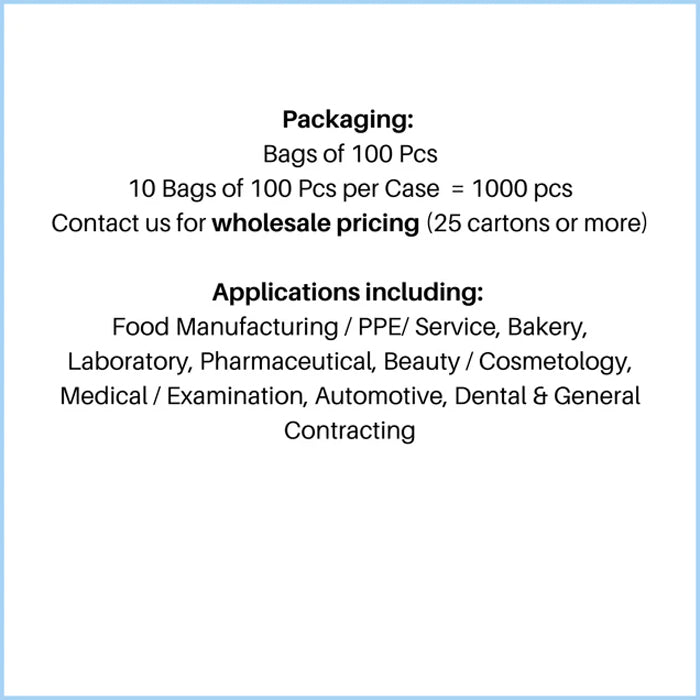 Blue Bouffant Caps - Pleated, Breathable Non-Woven Polypropylene, Latex-Free (21"/24"/28") - Eagle Global Solution