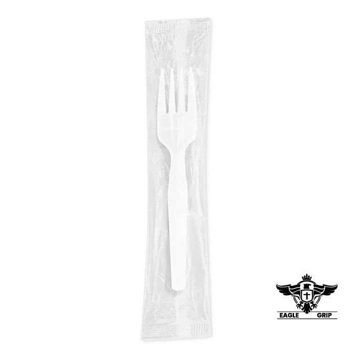 Eagle Grip - Plastic Forks Heavy - White - Ind. Wrapped - WP2001