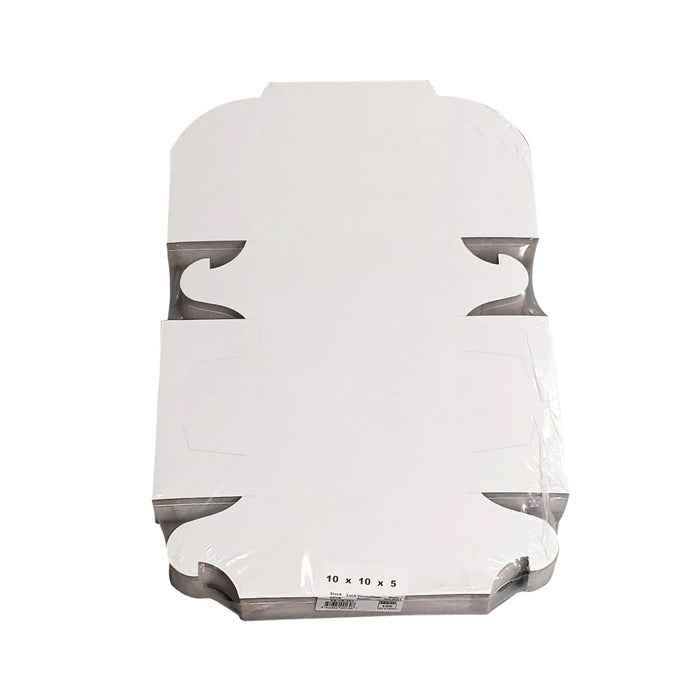 EB - White Cake Boxes - 10x10x5