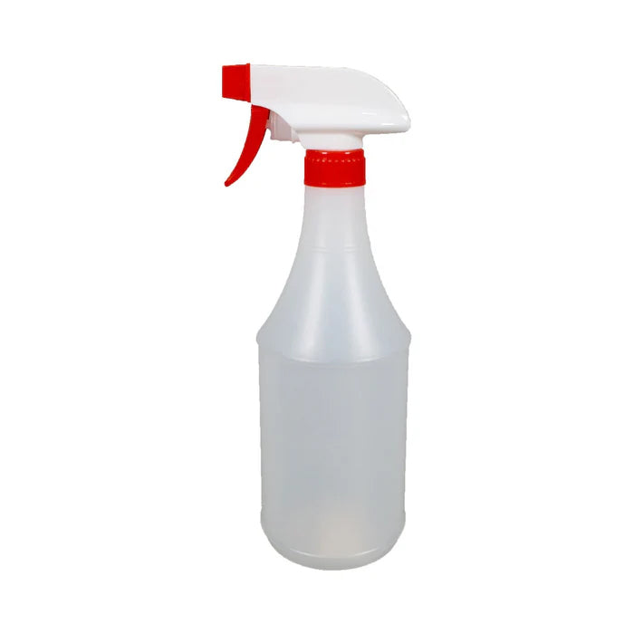 M2 - 24oz Round Spray Bottle w Red/Trigger - Eagle Global Solution