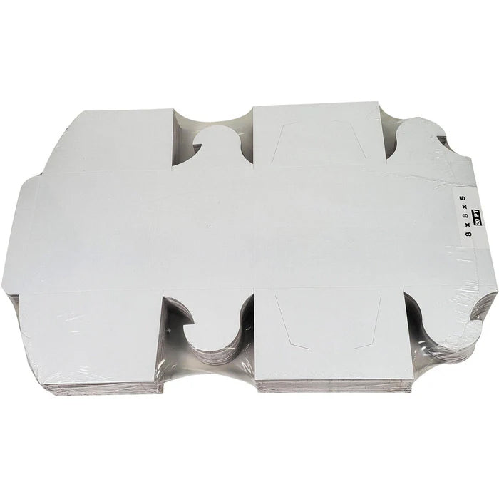 EB - White Cake Boxes - 8x8x5 - Eagle Global Solution