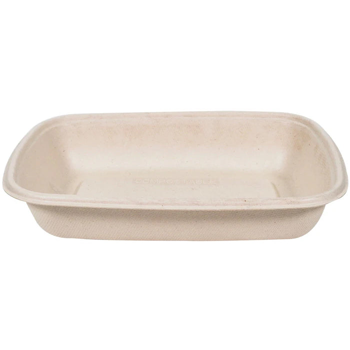 Eco-Craze/Rhino - 750ml Rectangle Natural Pulp Box - CR750 - Eagle Global Solution