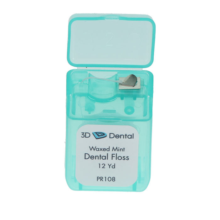 Dental Floss, Waxed, 12 yd, Mint, 144/Cs, PR108 - Eagle Global Solution