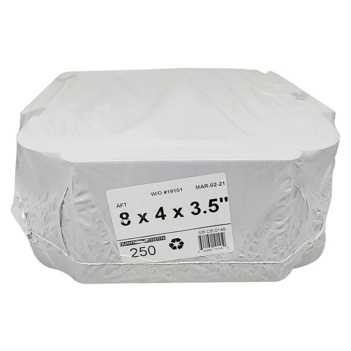 EB - White Cake Boxes - 8x8x2½ - Eagle Global Solution