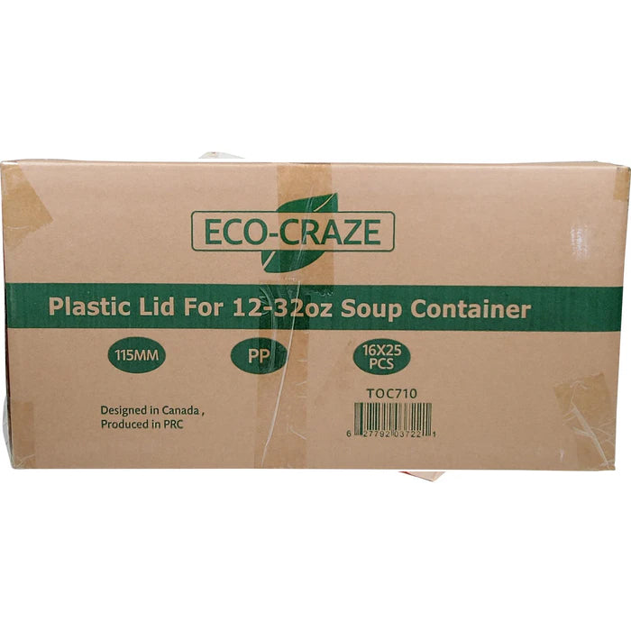 Eco-Craze - 12-32oz PP Soup Cup Lid - Eagle Global Solution