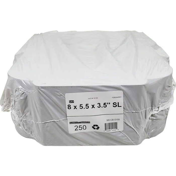 EB - White Cake Boxes - 8x5½x3½ - Eagle Global Solution