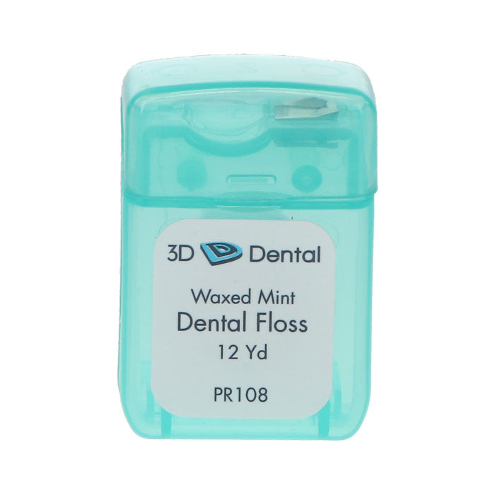 Dental Floss, Waxed, 12 yd, Mint, 144/Cs, PR108 - Eagle Global Solution