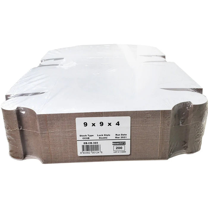 EB - White Cake Boxes - 9x9x4 - Eagle Global Solution
