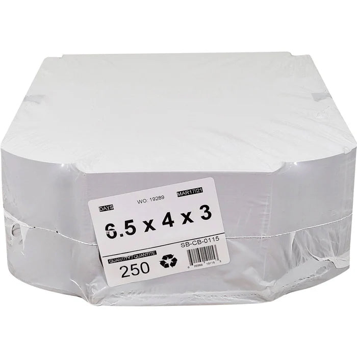 EB - White Cake Boxes - 6 ½x4½x3½ - Eagle Global Solution