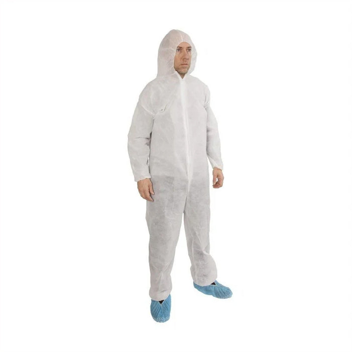 Polypro Coveralls, White, 25 / Case - Eagle Global Solution