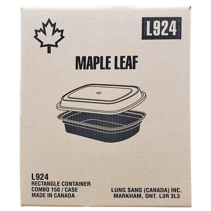Maple - Plastic Container Combo - 24oz - L924 - Eagle Global Solution