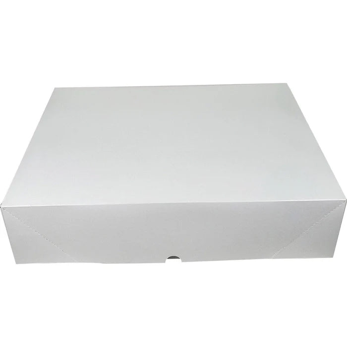 EB - White Cake Boxes - Full Slab 2pc - Eagle Global Solution