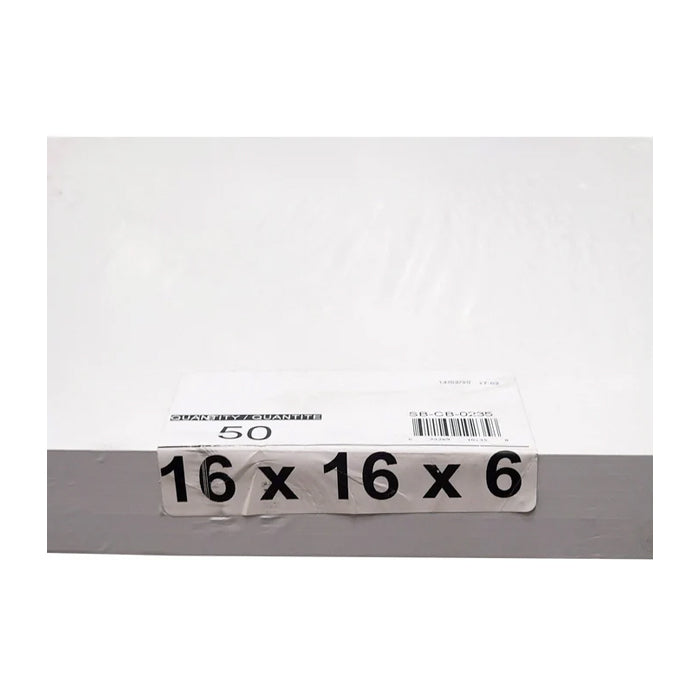 EB - White Cake Boxes - 16x16x6 - Eagle Global Solution