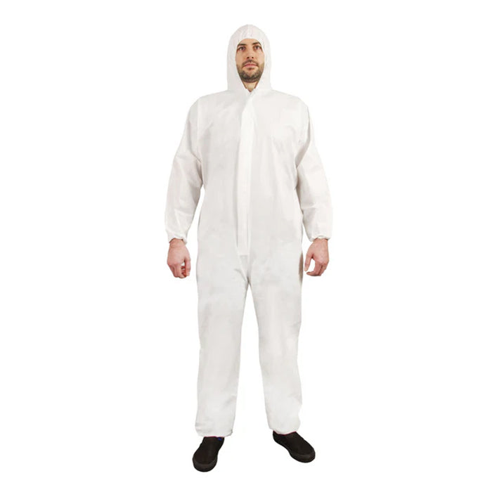 Microporous Coveralls with Hood, 25 / Case - Eagle Global Solution