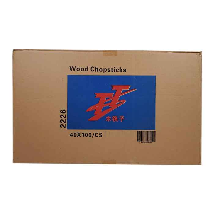 R & H Wooden Twin Chopsticks - Ind. Wrapped