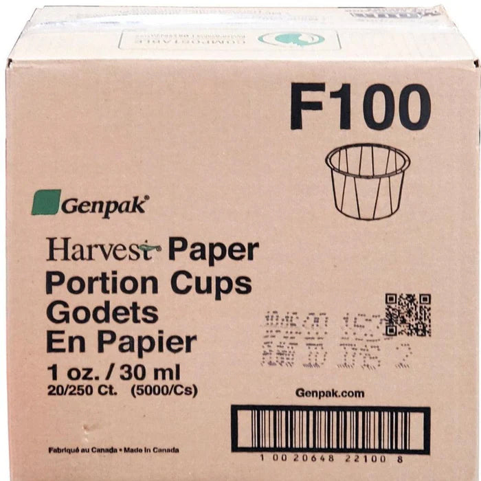 Genpak - Portion Cups - Paper - 1 oz - F100 - Eagle Global Solution