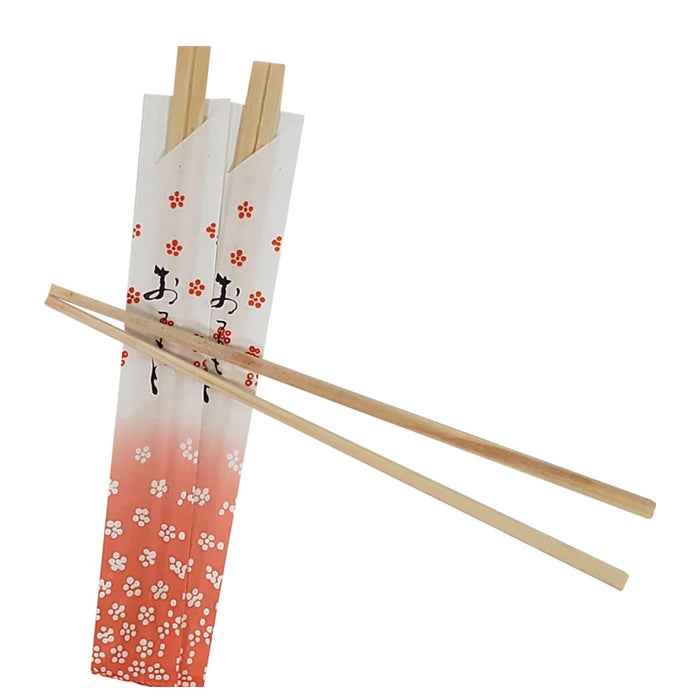 R & H Wooden Twin Chopsticks - Ind. Wrapped
