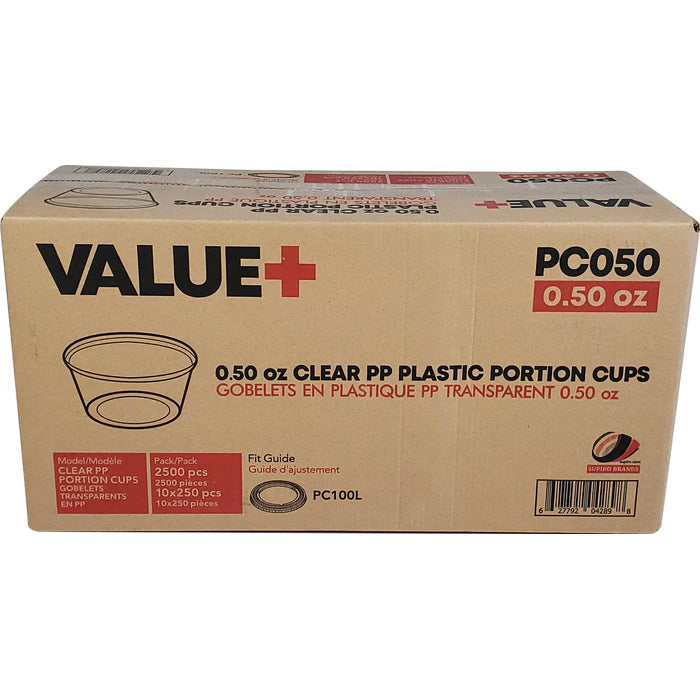 Value+ - 0.5oz PP Portion Cup