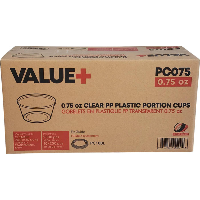 Value+ - 0.75oz PP Portion Cup - Eagle Global Solution