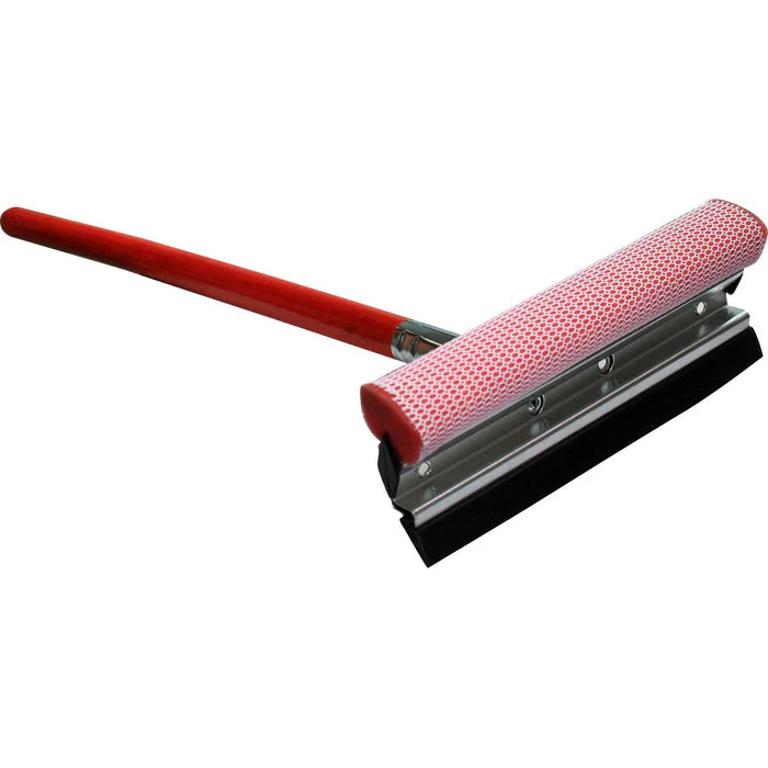 Yiwu - 8" Plastic Window Squeegee with Wooden Handle - Eagle Global Solution