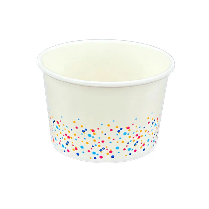 Morning Dew - 5oz Ice Cream Paper Cups - Celebration Print - IPC5C