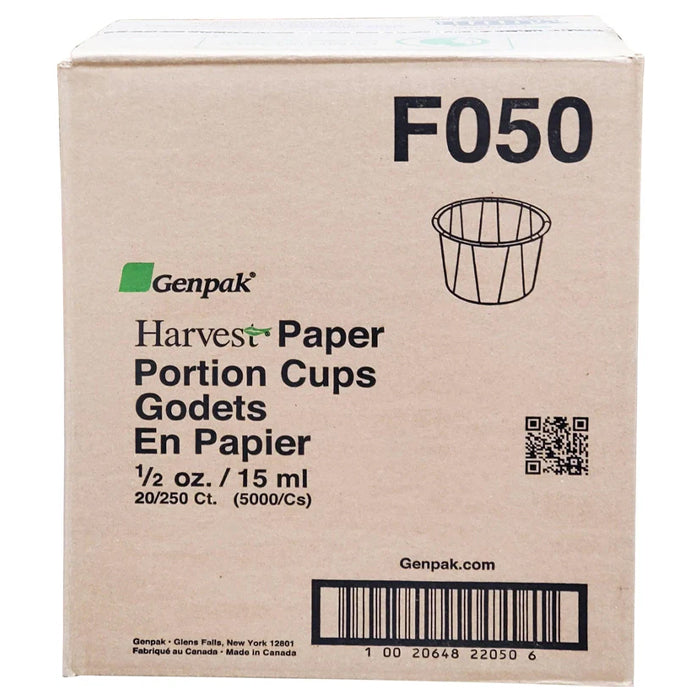 Genpak - Portion Cups - Paper - .5 oz - F050 - Eagle Global Solution