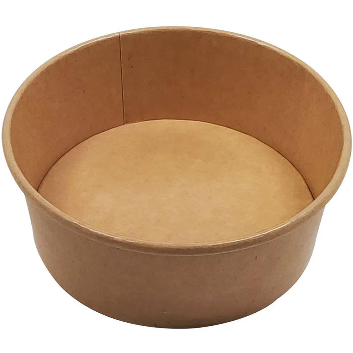 Eco-Craze - Kraft PE-Lined Paper Container - Round - 500ml - SB-500K - Eagle Global Solution
