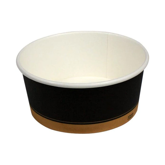 Morning Dew - 10 oz Paper Soup Container - Ebony Print - 10SCE - Eagle Global Solution