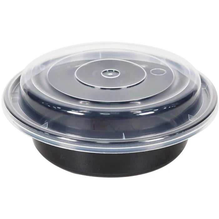 Maple - 6" Plastic Container Set - Black - Eagle Global Solution