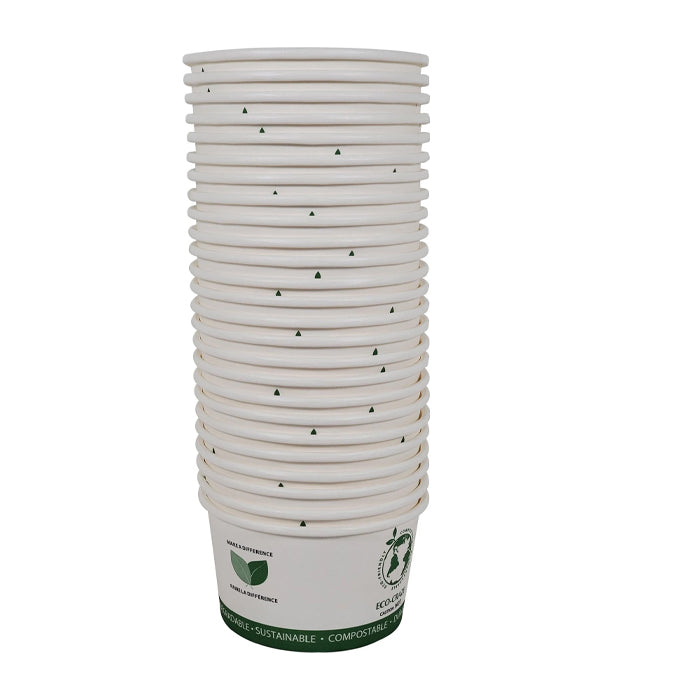 Eco-Craze - PLA 12oz Soup Paper Cup - Eagle Global Solution