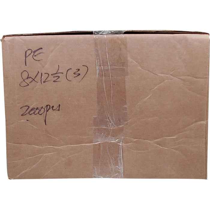 8"x12.5" Plastic Bags - P.E. - 3 mil