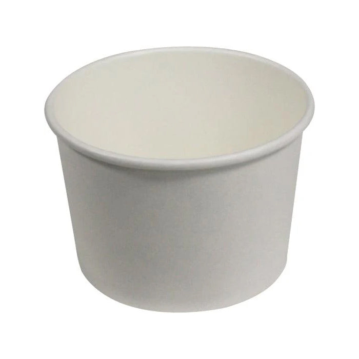 Morning Dew - 8 oz Paper Soup Container - White - 8SCW - Eagle Global Solution