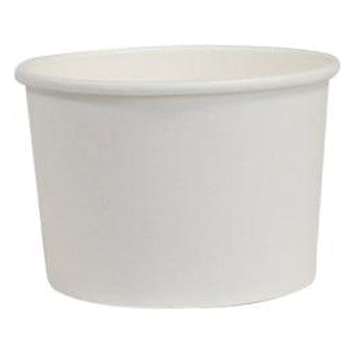 Morning Dew - 8 oz Paper Soup Container - White - 8SCW - Eagle Global Solution