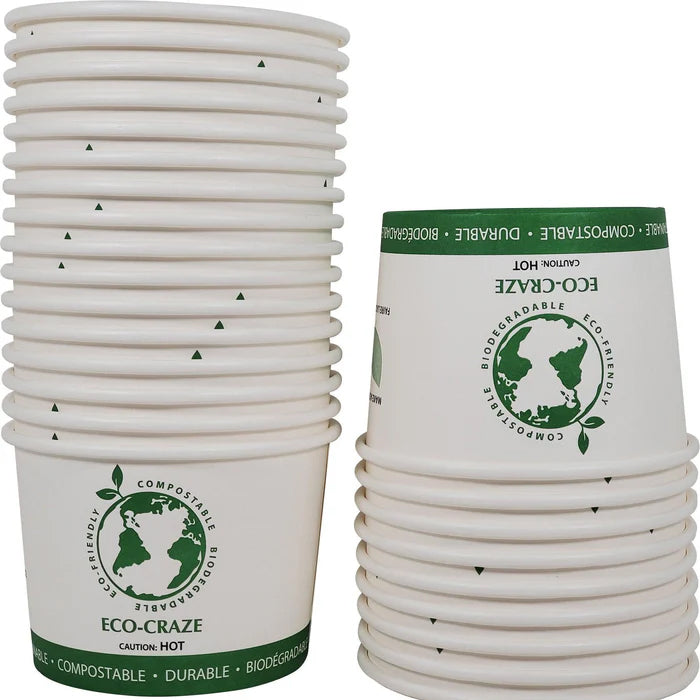 Eco-Craze - PLA 16oz Soup Paper Cup - Eagle Global Solution