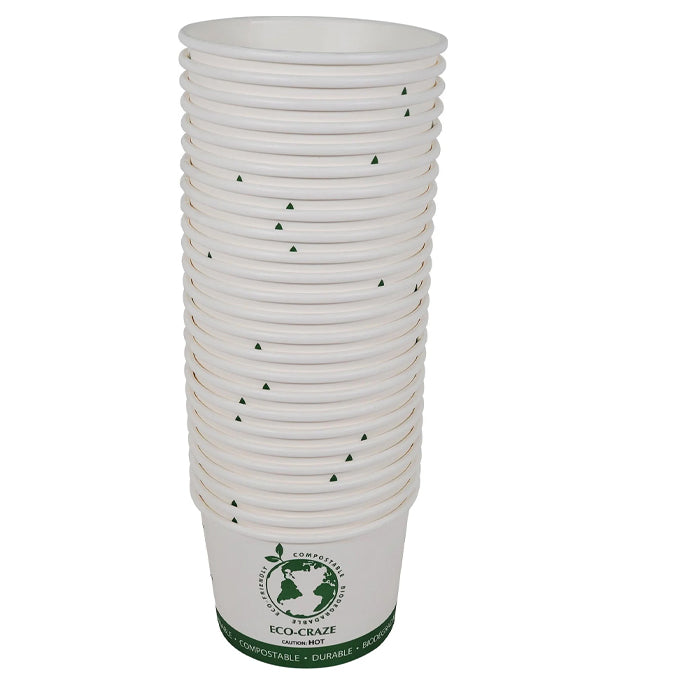 Eco-Craze - PLA 16oz Soup Paper Cup - Eagle Global Solution