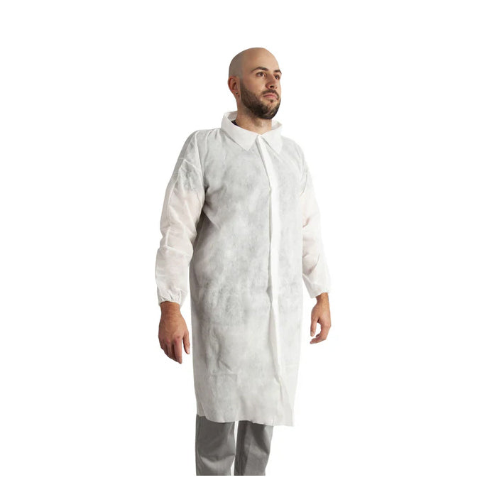 Polypropylene Labcoats, 50 / Case - Eagle Global Solution