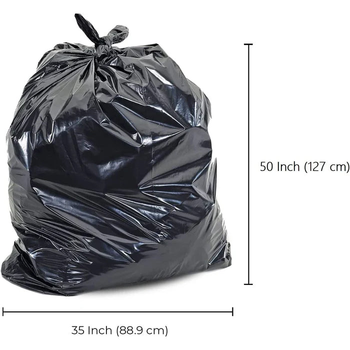 Spartano - Garbage Bags - Ex-Strong - Black - 35"x50" - Eagle Global Solution