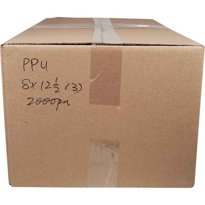 8"x12.5" Plastic Bags - P.P.U. - Shiny - 3 mil