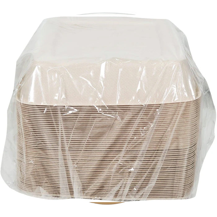 Eco-Craze/Rhino - 1000ml Square Natural Pulp Box - CS1000 - Eagle Global Solution