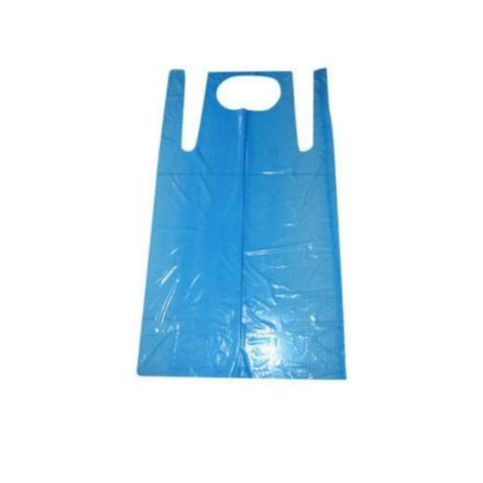 Poly Aprons, 38" x 60", 1.5 mil, Blue- 100/Bag - Eagle Global Solution