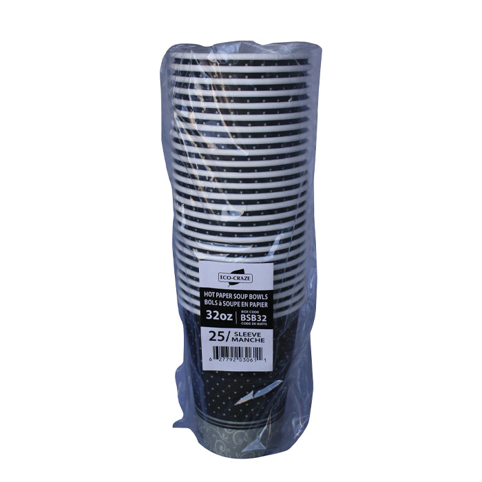 CLR - Supiro - Paper Soup Bowl 3CLR - Supiro - Paper Soup Bowl 32oz2oz - Eagle Global Solution