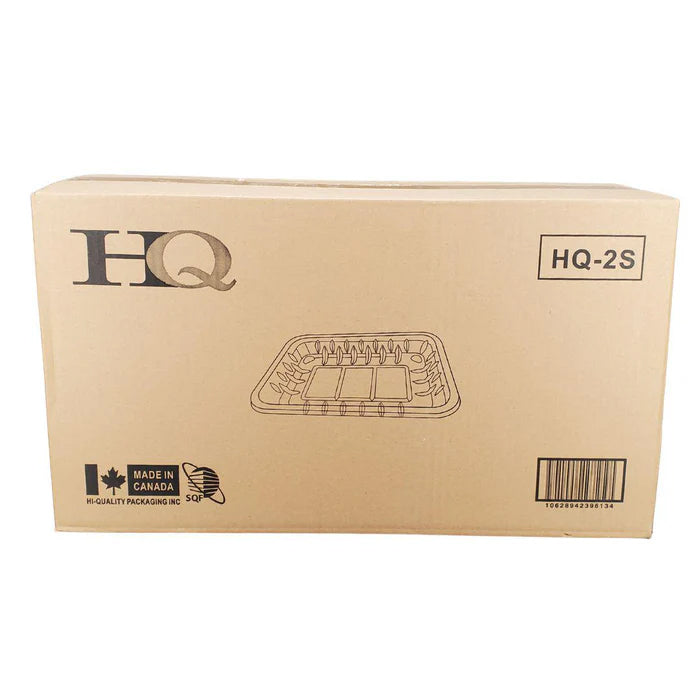 HQ2S - Clear Plastic Meat Trays - #2S - Eagle Global Solution